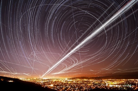 San Jose Airport at Night
